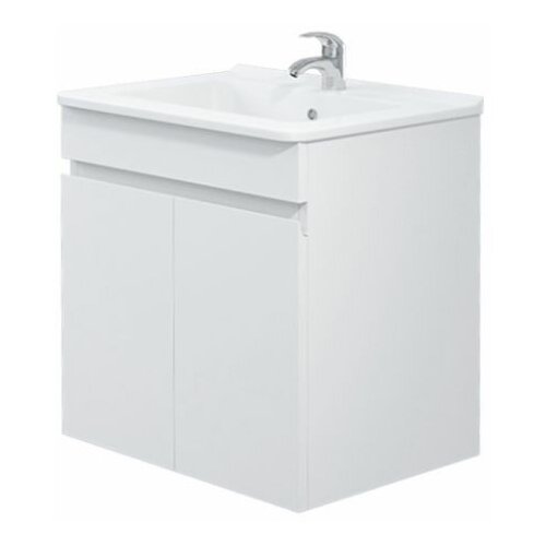 VELOUR 60 тумба подвесная с умывальником Next, белый глянец TOPPUS 9811.011