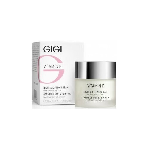GiGi Vitamin E Night&Lifting Cream Крем ночной лифтинговый для норм. и сухой кожи, 50 мл