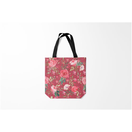 фото Сумка-шоппер / 40х40 см / тренды / big pictures rose burnettie