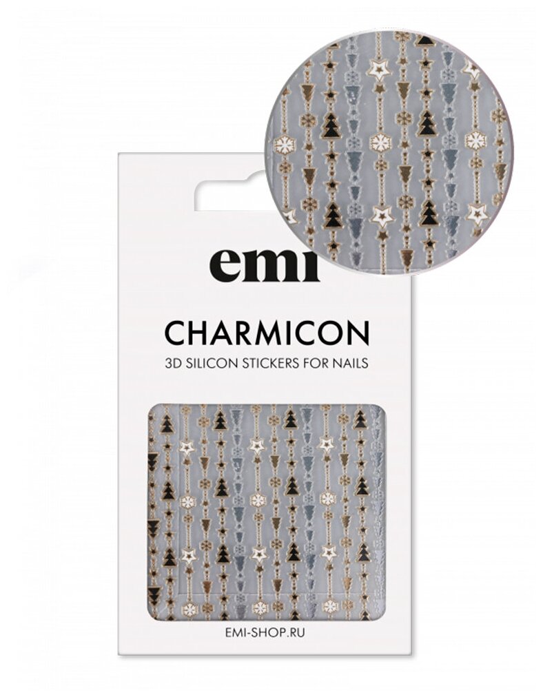 E.Mi 3D-стикеры №200 Гирлянда Charmicon 3D Silicone Stickers