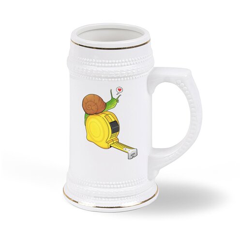 фото Пивная кружка coolpodarok рулетка и улитка