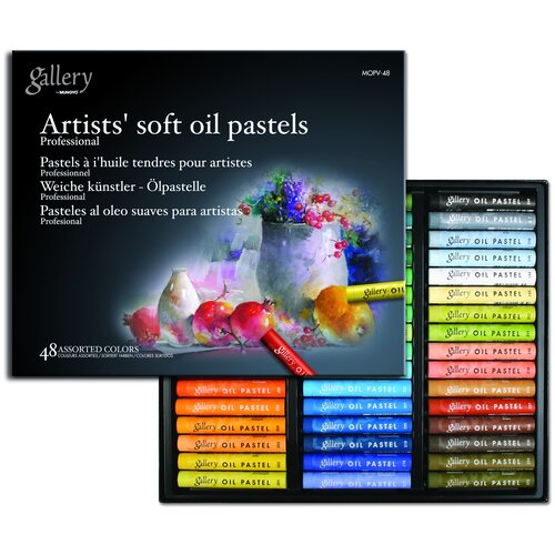 MUNGYO Gallery Набор пастели Artists' Soft Oil Pastels, 48 цветов разноцветный