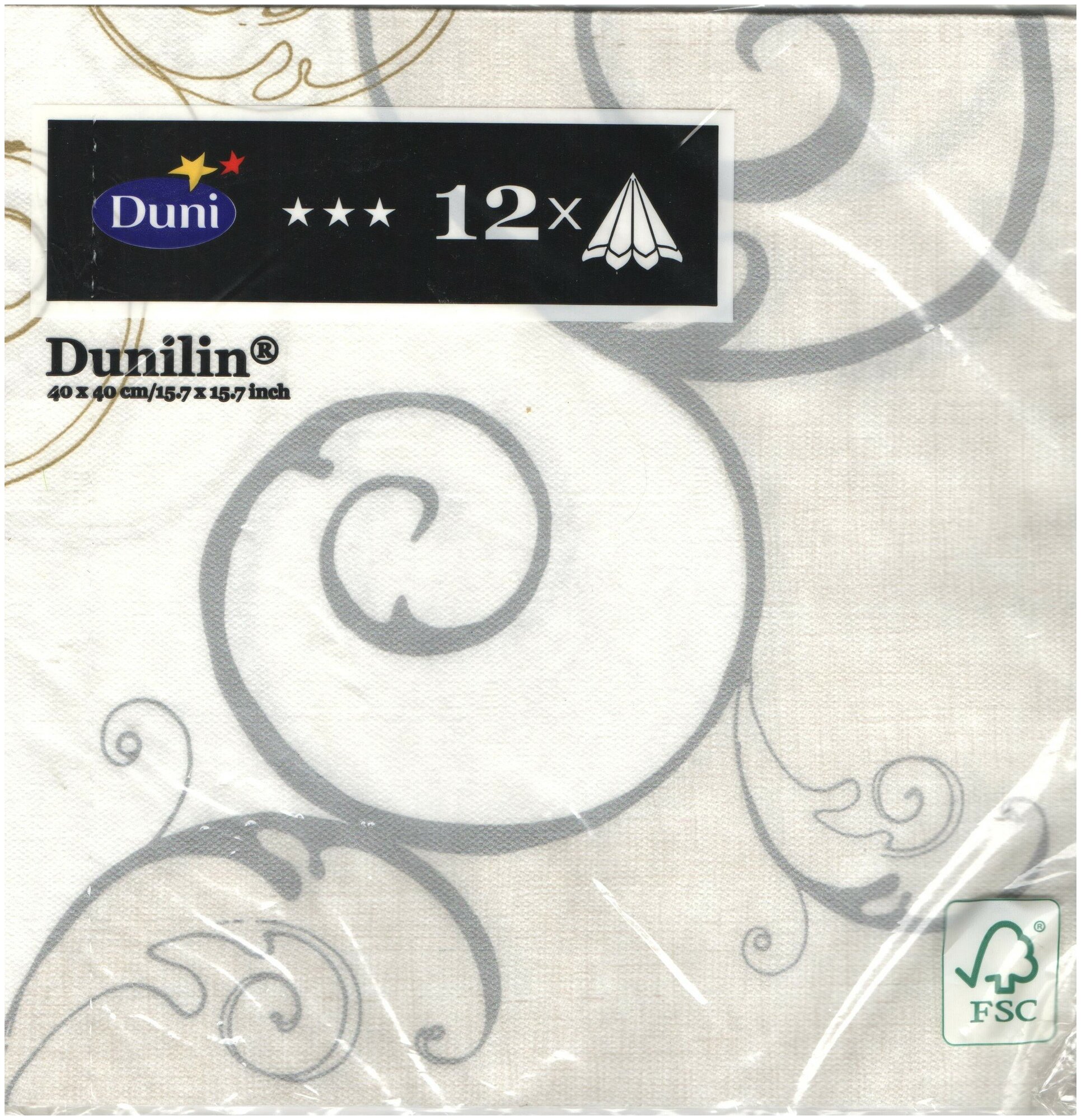 Одноразовые Cалфетки Dunilin Vincent 40x40; 12 шт в упаковке - фотография № 2