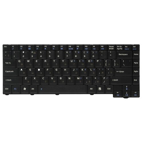Клавиатура для ноутбуков Asus F2 F3J F3Jc F3Jm F3Jp F2F F2Hf F2J not F3K RU Black 28-pin 20600₽