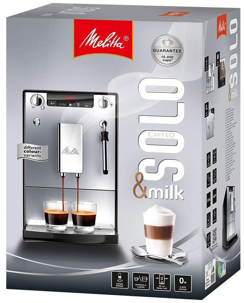 Кофемашина Melitta Caffeo Solo&milk 953-102 - фотография № 6