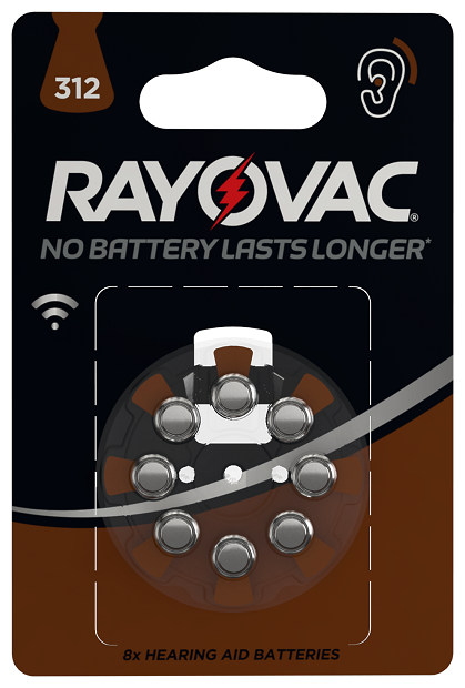 Батарейка VARTA RAYOVAC ACOUSTIC Type 312 бл 8