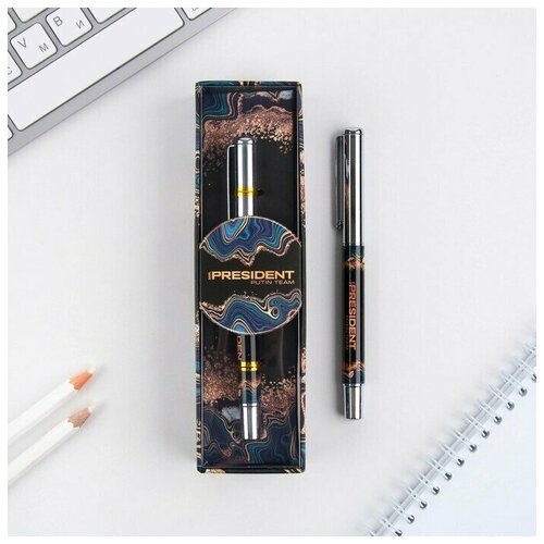 Ручка металл с колпачком Достояние Президент фурнитура серебро10 мм 460₽