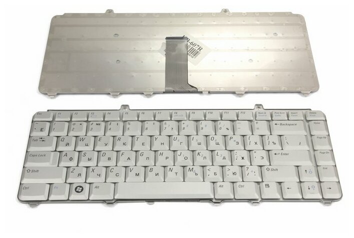 Клавиатура для ноутбука Dell NSK-D920R русская серебристая