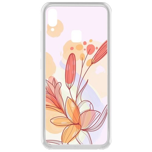 Чехол-накладка Krutoff Clear Case Женский день - Фантазия для Vivo Y91/Y91i/Y93/Y95 free shipping for vivo y5s y9s y83 y85 y93 y95 y97 y3 y7s s1 s5 s6 u1 v11i z1 z3 z5 z6 phone case x23 x27 x30 pro cartoon case