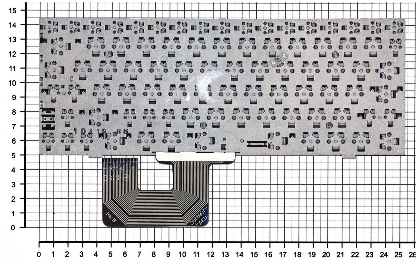 Клавиатура для ноутбука DNS Quanta UW3 AEUW3700010 черная