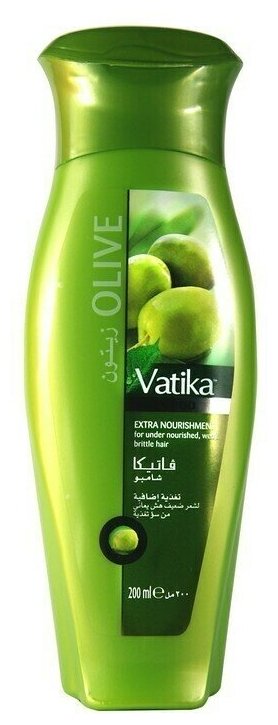 Шампунь Оливковый для слабых и ломких волос Vatika Dabur 200 мл