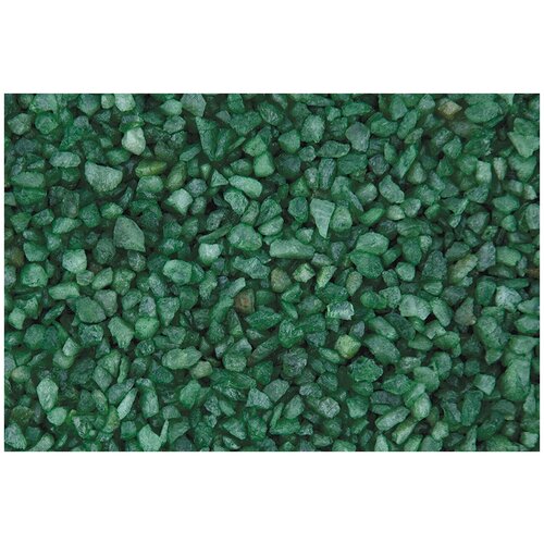 Грунт Вака природный крашеный Зеленый(0367/9), 1 кг грунт для аквариума вака амфиболит природный 1 кг 9 штук