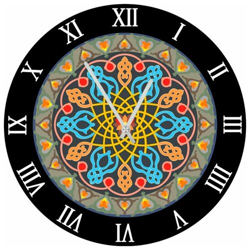 фото Svs настенные часы svs 3502827 сердечки и узоры