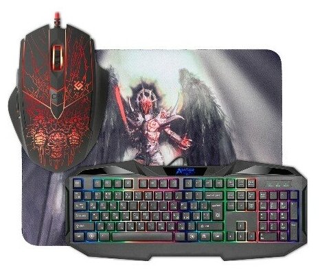 Клавиатура мышка PAD ANGER MKP-019 RU 52019 DEFENDER