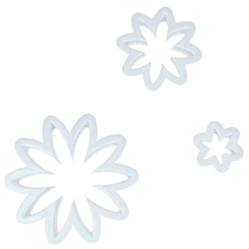 S-CHIEF Вырубка SHF-0022, 3 шт, белый