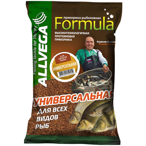 Прикормка ALLVEGA Formula GBF09, 900 г, 900 мл, , аромат нейтральный