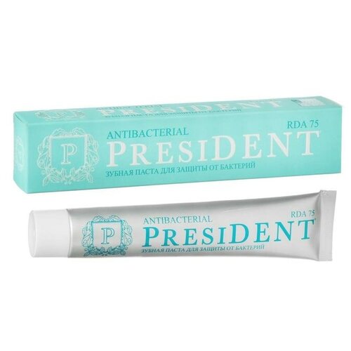 Зубная паста President Antibacterial, 75 RDA, 75 мл