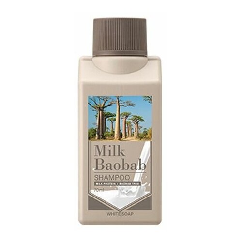 Шампунь MilkBaobab Shampoo White Soap Travel Edition (70 мл)