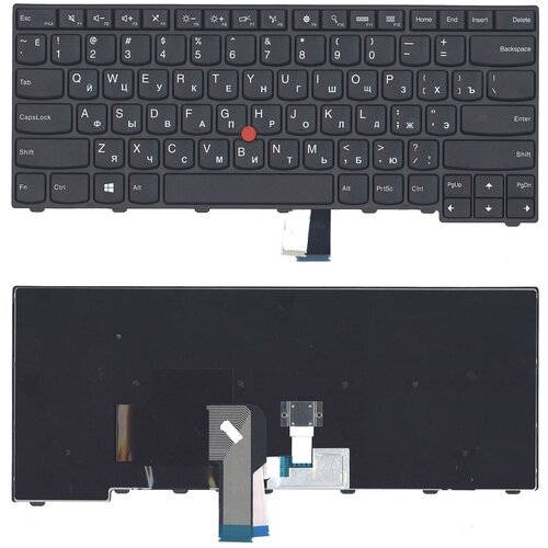 Клавиатура для ноутбука Lenovo ThinkPad T440 T440P T440S черная с указателем клавиатура для ноутбука lenovo thinkpad t440 t440p t440s черная с указателем