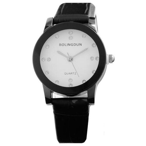 фото Часы наручные женские bolingdun 3473l, d=3 см, экокожа, циферблат белый noname