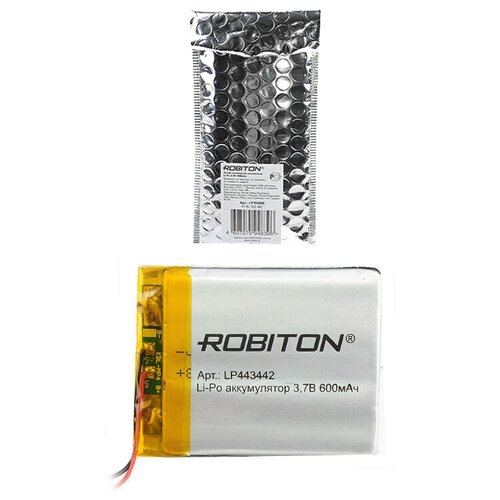 фото Robiton аккумулятор robiton lp 443442 600mah (lp443442)