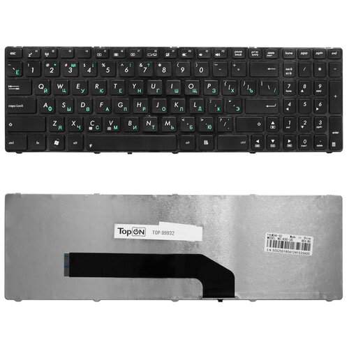 Клавиатура для ноутбука Asus K50 K60 K70 pn 04GNV91KRU00-1 04GNV91KRU00-2 04GNVK5KRU01-2 120000₽