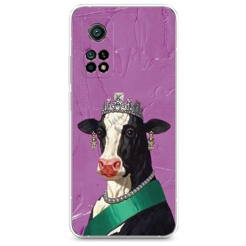 фото Силиконовый чехол "queen cow" на xiaomi mi 10t / сяоми ми 10т case place