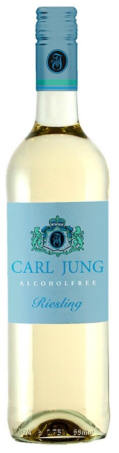 Вино безалкогольное Carl Jung (Карл Юнг) Riesling (Рислинг) белое сухое, 750 мл