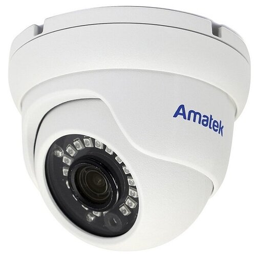 Купольная IP видеокамера 8Мп 4К с ИК подсветкой Amatek AC-IDV802A 36mm 637000₽