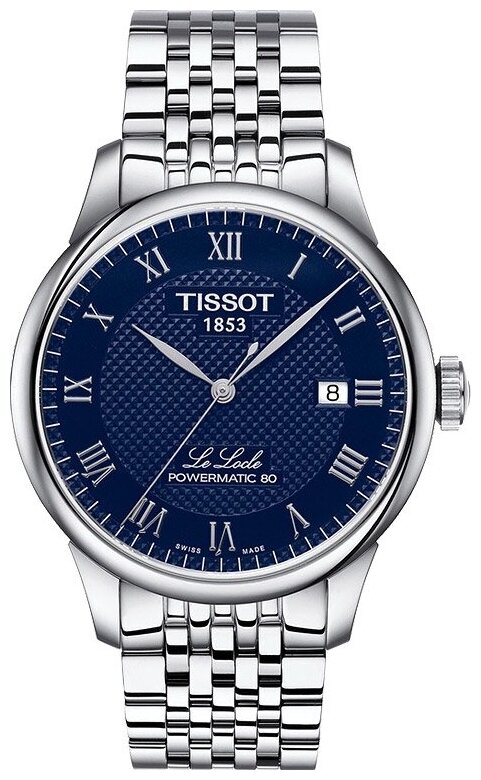 Наручные часы TISSOT T-Classic, синий, серебряный