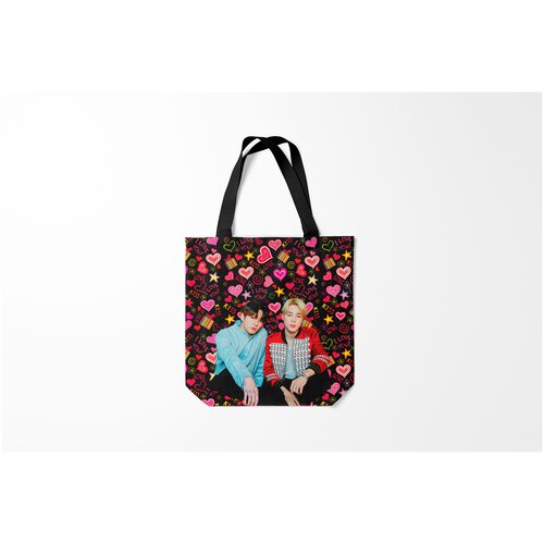 фото Сумка-шоппер / 40х40 см / k pop / bts чигуки burnettie