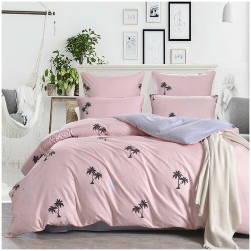 фото Комплект постельного белья 2-спальный санрайз (розовая) сатин sofi de marko