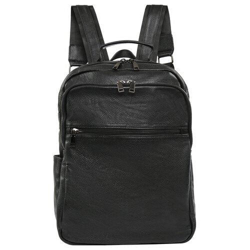 фото Мужской рюкзак из натуральной кожи bristan wero, черный