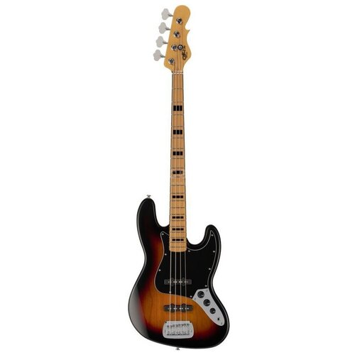 Бас-гитара G &L Tribute JB 3-Tone Sunburst MP Ash/Poplar