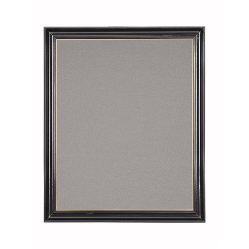 Рама багетная VIDA-ART 40х50см., со стеклом и картоном, цвет: черный глянцевый с серебром