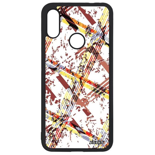 фото Противоударный чехол на мобильный // xiaomi redmi note 7 // "тартан плитка" узор диагональ, utaupia, цветной