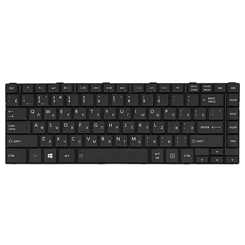 Клавиатура для ноутбука Toshiba Satellite L800 L830 L805 C800 M800 M805 M840 Series 9ZN7SSQ10R AEBY3700120 AEBY3U00110 Черная 97000₽