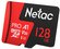 128Gb Карта памяти MicroSD Netac P500 Eco Class 10 UHS-I + SD ада...