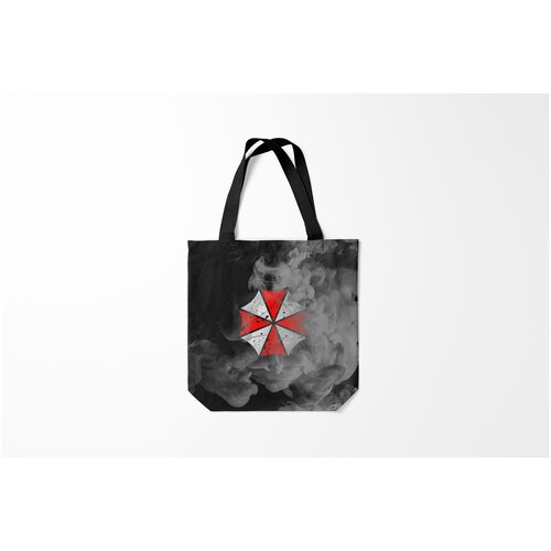 фото Сумка-шоппер / 40х40 см / геймерам / resident evil umbrella corp burnettie