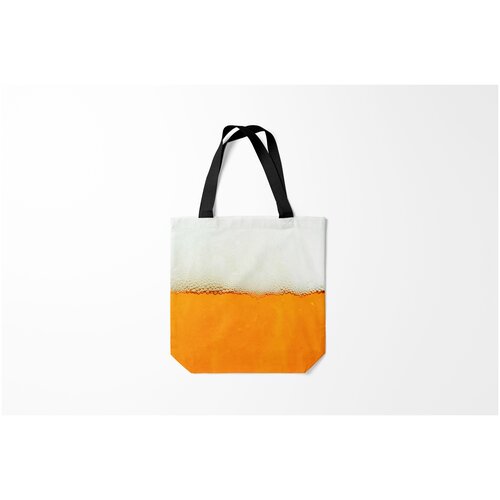 фото Сумка-шоппер / 40х40 см / популярные иллюстрации / пиво водочные я burnettie