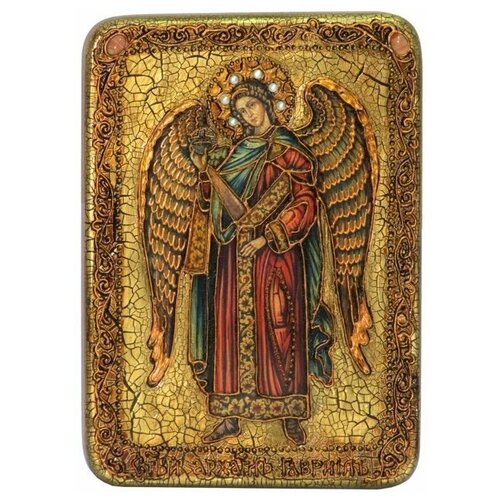 Икона аналойная Архангел Иеремиил на мореном дубе 21*29 см 999-RTI-593m икона архангел иеремиил аналойная малая