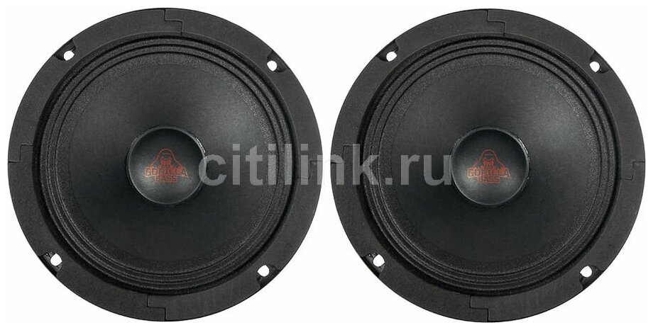 Колонки автомобильные KICX Gorilla Bass GBL65, 16.5 см (6 1/2 дюйм.), комплект 2 шт. [2012624]