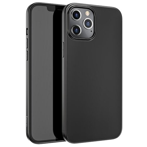 фото Чехол силиконовый iphone 12 pro max (6.7), fascination series tpu, черный hoco