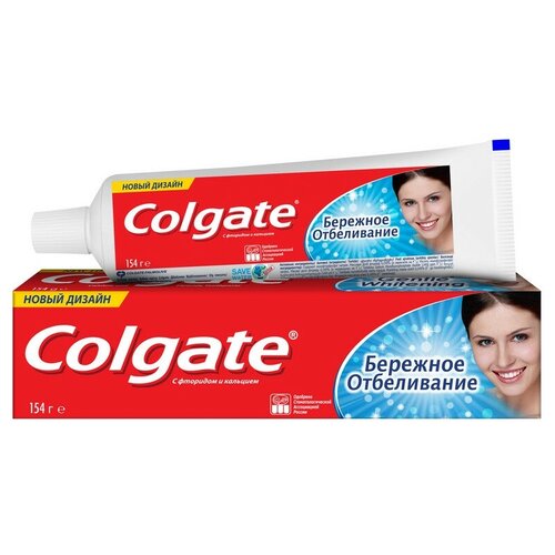 Зубная паста Colgate Бережное Отбеливание 100 мл , 1 шт.