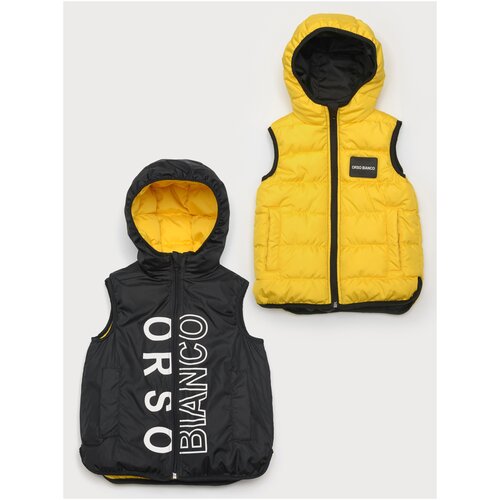 фото Жилет orso bianco, размер 128, желтый
