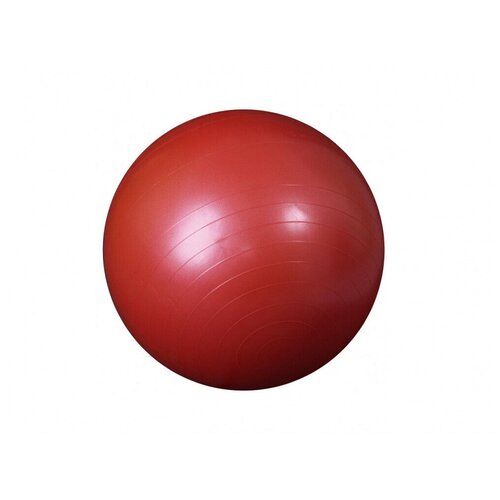 фото Мяч гимнастический с авс 65см в коробке с насосом, цвет красный ортосила