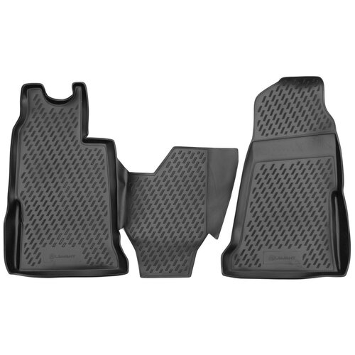 S000.13 Коврики в салон FORD Transit, 2 части, МКПП 2006-2014, (полиуретан) Element
