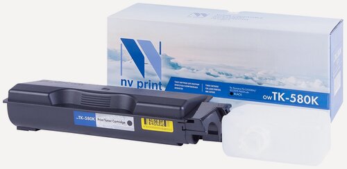 Изображение товара Тонер-картридж NV Print NV-TK580Bk для Kyocera FS C5150DN, ECOSYS P6021cdn (совместимый, чёрный, 3500 стр.)