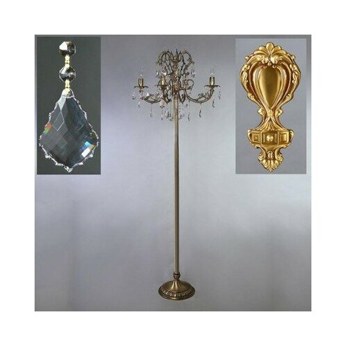 Торшер Ambiente 8888F/4 PB Honey Leaf