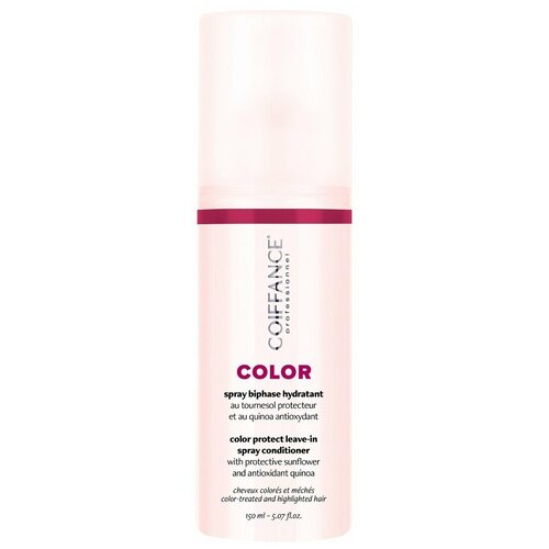 Coiffance Color Leave-In Spray - Двухфазный увлажняющий спрей-кондиционер для окрашенных волос 150 мл двухфазный спрей для волос coiffance color spray biphase hydratant 150 мл